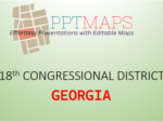 Georgia- 118th Congressional District Boundaries in PowerPoint Vector