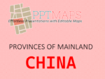 Mainland China – Province Boundaries Map in Editable PowerPoint Vector